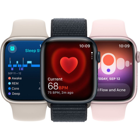 Смартгодинник Apple Watch Series 9 GPS 41mm Pink Aluminium Case with Light Pink Sport Band – M/L